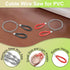 2pcs Backpack 31.3" Cable Wire Saw for PVC, Stainless Steel Pocket Chainsaw Rope Gear, Rope Saw for PE and ABS Plastic