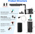 Aquarium Filter for Small Betta Fish Tank, 4-in-1 Adjustable Internal Filter for 5-15 Gallon