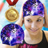 Water Gear Silicone Adult Swim Cap, Flexible Waterproof for Short and Long Hair, Great for Triathlon Swimmers