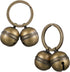 Ripeng Dog Bells for Pet Tracking, 4 Pcs Extra Loud Dog Cat Bells for Collar with Key Rings