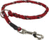 EzyDog Standard 24-Inch Rope Dog Leash Extension, Red, Reflective Trim for Safety