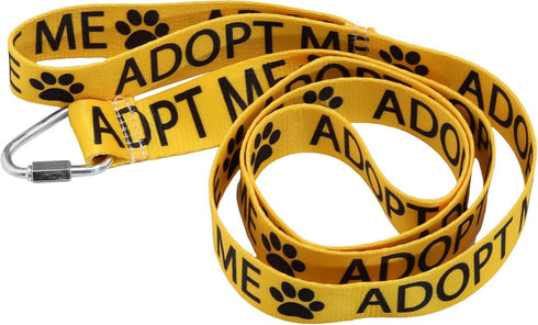 Adopt Me Dog Leash Wrap Gift for Dog Owners, New Puppy Dog Rescue Gift (Adopt ME Leash)