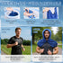 GASRONS (2-Pack) Cooling Hoodie Towels - Reusable, Sweat-Absorbing Cooling Wrap for Neck & Face. Instant Cold Towel