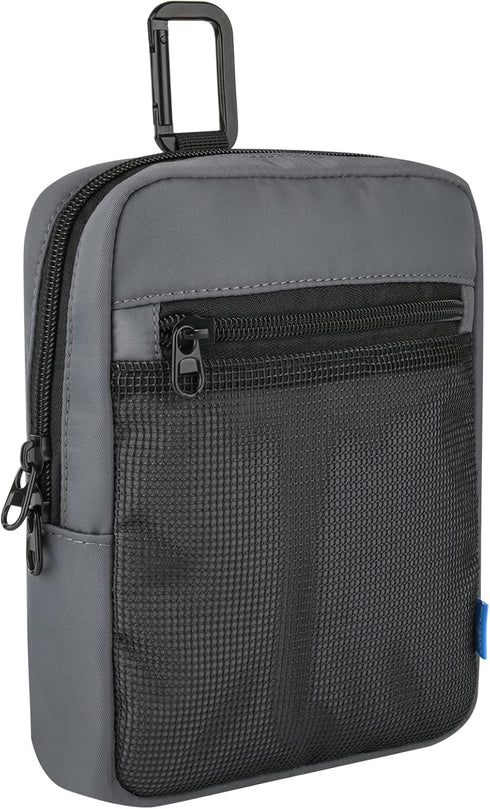 Xxerciz Golf Pouch Bag - Multi Pocket Durable Nylon Holder for Phone, Ball, Tees, Wallet
