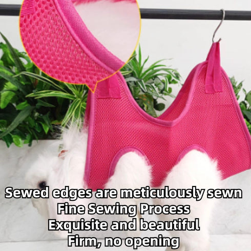 Copfeu Hammock Trimming, Rabbit Grooming with Safety Belt for Nail Clipping, Grooming, Bunny Bathing Bag for Nail Cat
