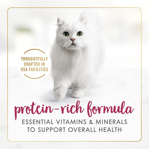 7 (Pack 24) 3 oz. Purina Fancy Feast Wet Senior Cat Food Years Plus Chicken Feast Pate - of Cans
