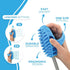 Aquapaw Dog Bath Brush Pro & Shower Attachment - Large Silicone Rubber with 8ft Hose for Bathing