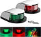 PSEQT Boat Navigation Lights 4'' Red Green LED Marine Bow Stern Port