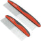 Tuff Pupper Dog Grooming Comb Set, Ergonomic Pet Detangling Combs, No-Slip Handle, Rounded Tips