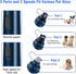 Casfuy Dog Nail Grinder with LED Light, Upgraded 2-Speed Electric Trimmer for Small Medium Large Dogs, Dark Blue