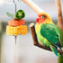 2 Pack Stainless Steel Bird Feeder Bowls, Coop Cups with Wire Hook, Parrot Feeding Dish for Finches Lovebirds