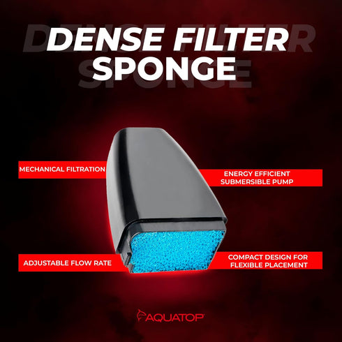 Aquatop Aquarium Surface Skimmer for Tanks Up to 100 Gallons – 65 GPH Flow Rate – Freshwater & Saltwater Compatible