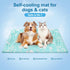 BEAUTYZOO Upgrade Extra Large Dog Cooling Mat, Reversible Self-Cooling Blanket, Machine Washable, 36"x23"