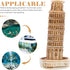 Leaning Tower of Pisa Model, Italy Ornament, Aquarium Landscape Ornament, Fish Tank Cave Architecture Building Models,