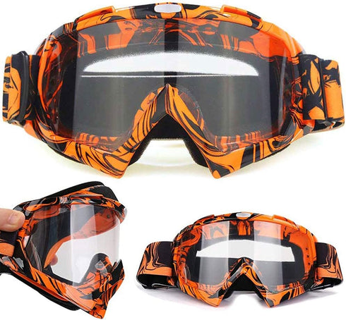 Motocross Motorcycle Goggles - Bike Off Road Racing Goggle, Anti-Scratch Dustproof UV400