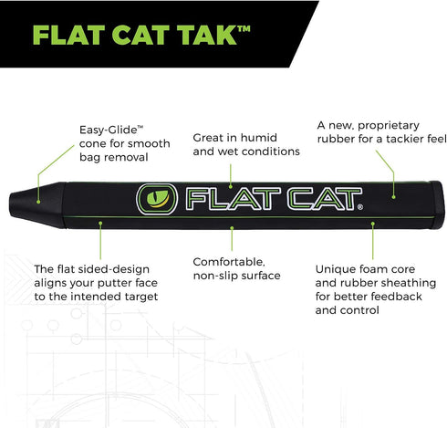 FLAT CAT Tak Putter Grips