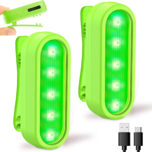 LED Safety Lights Bike Taillights, USB C Rechargeable Bicycle Rear Flashlight with 4 Light Modes for Runners