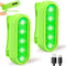 LED Safety Lights Bike Taillights, USB C Rechargeable Bicycle Rear Flashlight with 4 Light Modes for Runners