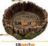 Small Reptile Food Bowl Water Dish, 2 Pack Reptile Feeding Food Bowls for Bearded Dragon Gecko Lizard Frog Hermit Crab Snail Toad