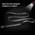 TwoEar 6FT 1IN Strong Gray Dog Leash, 2 Padded Handles, Traffic Handle for Extra Control, Reflective Lead for All Dogs