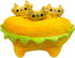 Mister Taco Cat Dog Toy Funny Cute Mexican Food Stuffed Chew Toy with Puzzle Treat Compartments and Reattachable Covers
