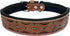Heavy Duty Padded Western Style Leather Dog Collar for Puppies and Big Dogs 10AB121-S