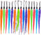 Cat Toy Worm Refills - 15 Pieces Interactive Cat Wand Attachments for Indoor Cats