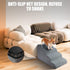 Chic Threads Dog Stairs for High Beds, 4-Step Non-Slip Stable Steps for Small Dogs and Cats
