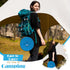 Spisces 1000 lbs 19.7-in Upgraded Collapsible Stool with Cushion, Capacity & High, Wider & Taller Heavy Duty Portable