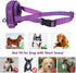 SlowTon Soft Dog Muzzle, Adjustable Padded Nylon Muzzle for Large Medium Dogs, Anti Chewing Barking Biting (Purple, S)