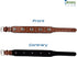 Genuine Leather Dog Collar | Saddle Grade, Full Grain, Heavy Duty for Medium, Large, XL Breeds (L, Tan)