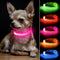BSEEN LED Dog Collar Light - USB Rechargeable Glow in The Dark Puppy Collar - Safety Dog Lights for Night Walking -