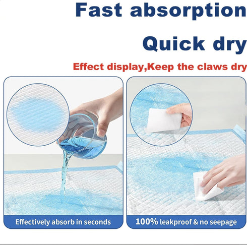 Generic 6-Layer 20, Count) Dog Pee Pads , Ultra Absorbent Puppy Training Pads, Bed Pads, Changing Pads M-L XL