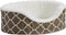 Orthopedic Egg-Crate Nesting Pet Bed w/ Teflon Fabric Protector, Small Brown - MidWest Homes for Pets