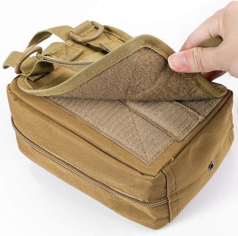 Gogoku First Aid Pouch - 1000D Nylon Tactical Molle Tear Away Medical Pouch for Outdoor Activities Camping Hiking