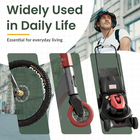 Titanker Bike Lock - 4 Feet Cable Lock 1/2 Inch Resettable Combination with Mounting Bracket for Bicycle