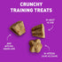 Cloud Star Tricky Trainers Crunchy Dog Training Treats 8 oz Pouch, Chicken Liver Flavor, Low Calorie