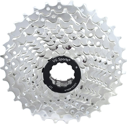 VG SPORTS 9 Speed Bicycle Cassette 11-25T/11-32T/11-36T/11-40T, Compatible with Mountain Bike/Road Bike Shimano Sram