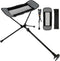 YLMFTNU Aluminum Alloy & Oxford Nylon Mesh Foldable Camping Footrest, Retractable 44-70cm, Gray,