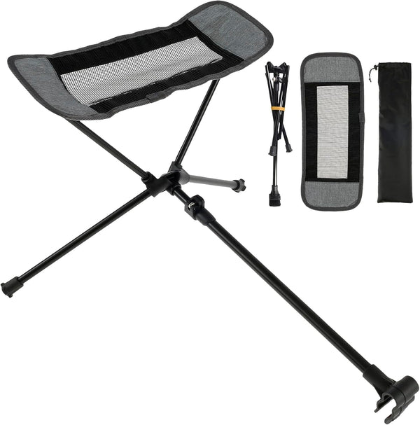 kjcbkcb Camping Chair Foot Rest, Camp Chair Footrest Foldable Camping Footrest Retractable Camp