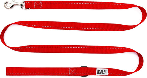 RC Pets 3/4" x 6 ft Primary Collection Dog Leash, Red