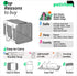 360 Quick-in Pet Carrier for Cats. Airy Mesh Windows Let Fur-Kids See You & Breath Easy, Reduce Travel Anxiety.