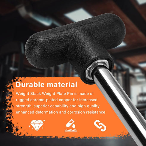Weight Stack Pin - Heavy Duty Replacement for Fitness Universal Home Gym Exercise Machine