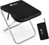 Howillto Camping Stool, 16in Tall Portable Folding Stool with Carry Bag, Upgraded Ultralight