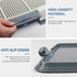 23.5"x23.5" 4 PAWISE Male Dog Pee Pad Holder with High Wall, Indoor Potty Tray for Medium/Large Dogs, Reusable Large