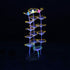 4 pcs Glow Aquarium Decoration Plants Kit, Glowing Fish Tank Decorations, Coral Plant Ornaments, Lotus Kelp, Anemone
