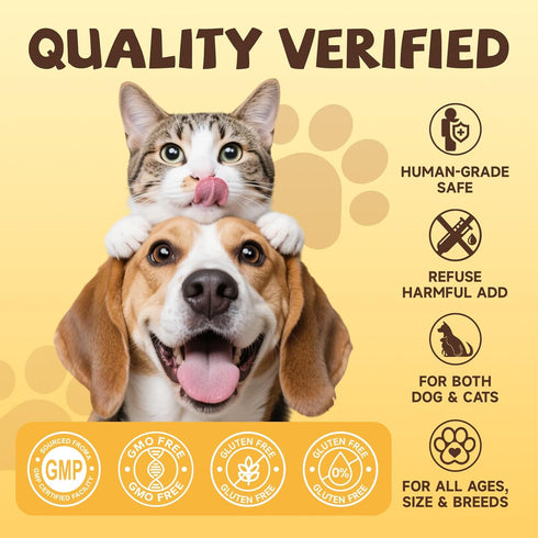 16 1 Mane-Immune, Mushroom for Dogs & Cats Lumps & Bumps, Turkey Tail Mushroom for Dog with MSM for Joint Health