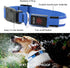YFbrite Ultra Light Adjustable LED Dog Collar, Rechargeable Glowing in The Dark for Small, Medium, Large Dogs, Blue
