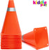 7 Inch (Set 12) Kiddie Play Traffic Cones Sports Soccer Drills Agility Training Orange Cones for Kids
