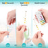 125 Aquarium Test Strips 7 in 1 for Freshwater and Saltwater with Test Tube & Thermometer